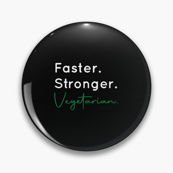 Item preview, Faster Stronger Vegan - Vegetarian Sports, Faster Stronger Vegetarian, vegan athlete,vegan running,vegan,vegan women,vegan designed and sold by RedArtsDesign.