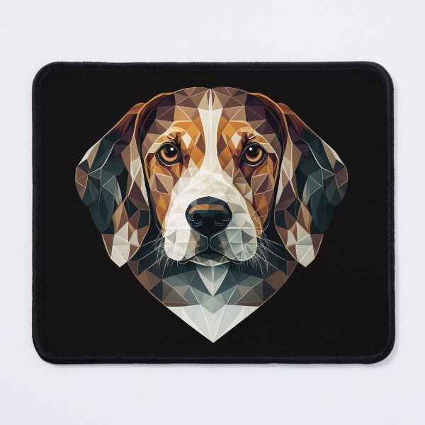 Item preview, Beagle Geometric Portrait designed and sold by Bondoboxy.