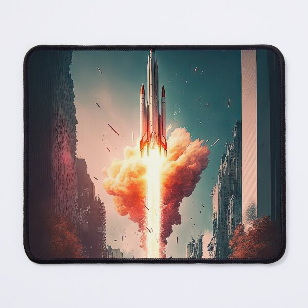 Item preview, Rocket launched from within the city designed and sold by mrlongfield.