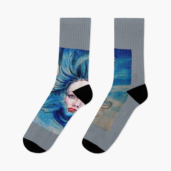 Item preview, Medusa Mermaid Octopus designed and sold by AmandaFineArt.
