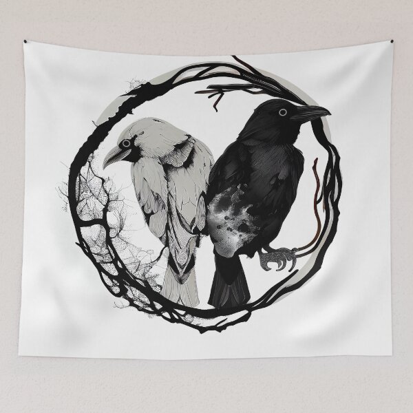 Item preview, Huginn & Muninn designed and sold by Jim Barter.