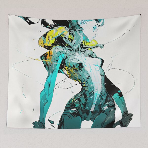 Item preview, Cyberpunk girl: Jody designed and sold by ai-miilk.