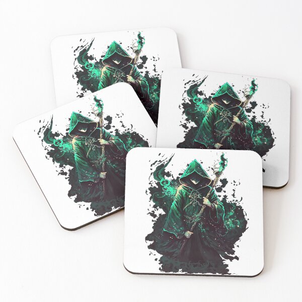 Item preview, Dark Wizard in Green Robes designed and sold by MattBodz.