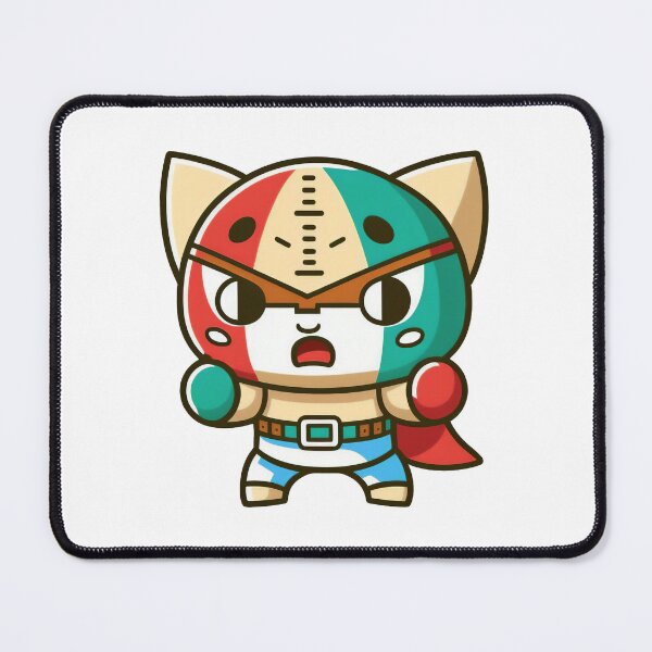 Artikelvorschau, Lucha Libre Katzen | Mexikanische Wrestling | Kawaii-Katzen | Chibi-Katzen | Anime-Katzen | Lucha Libre Katzen 03 entworfen und verkauft von Catcosm.