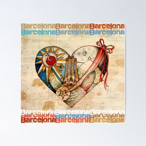 Aperçu de l'œuvre Esprit de Barcelone - Vintage créée et vendue par Arema Arega.