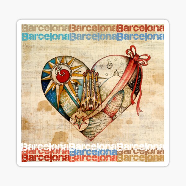 Barcelona Spirit - Vintage Sticker