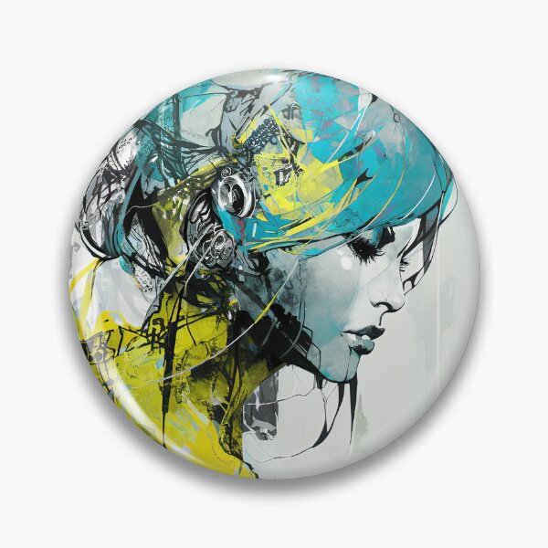Item preview, Cyberpunk girl: Hertha designed and sold by ai-miilk.