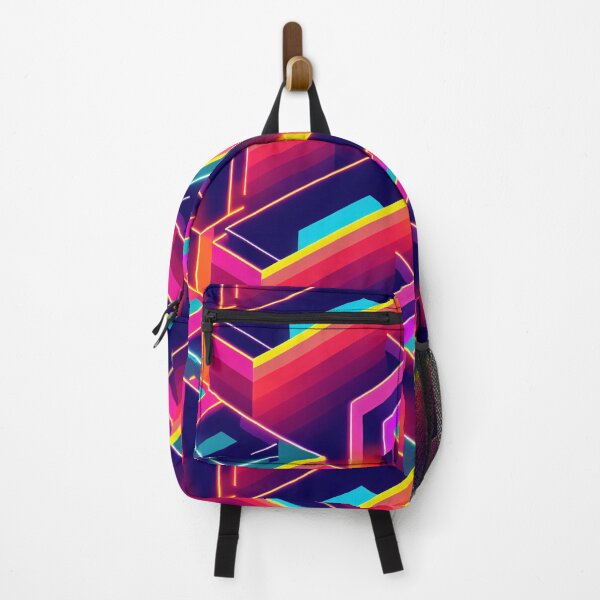 Item preview, Isometric neon pattern designed and sold by vladology.
