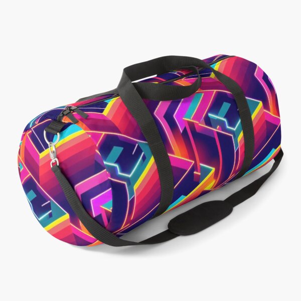 Item preview, Isometric neon pattern designed and sold by vladology.