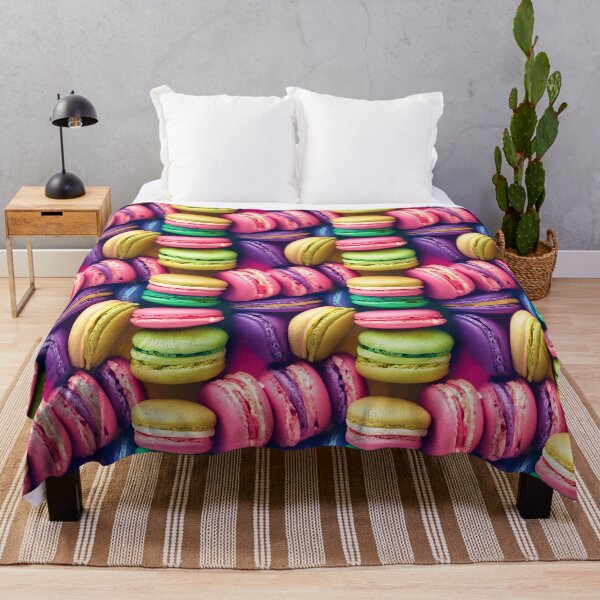 Item preview, Crunchy Candy Macarons AI Pattern designed and sold by ZenEverAI.