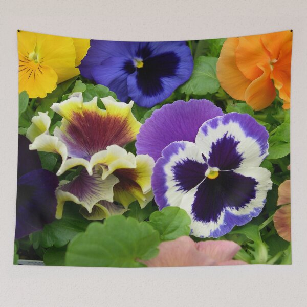 Item preview, Pansy Masterpiece Mix Pretty Flowers  designed and sold by cascadecuts.