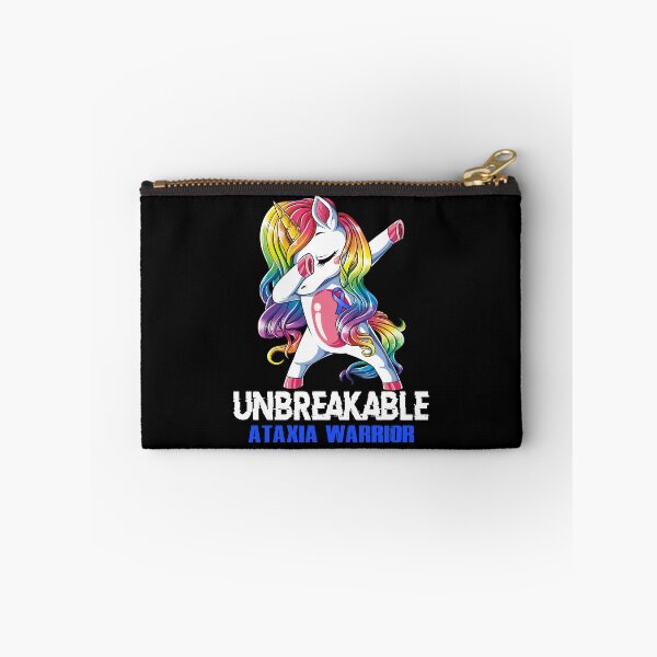 Item preview, Ataxia Awareness - Unicorn Ataxia Warrior Ribbon UNBREAKABLE designed and sold by Fernandezf.