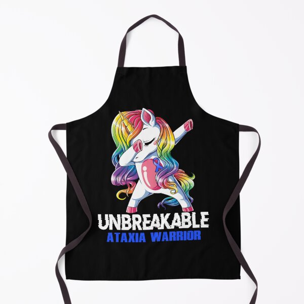 Item preview, Ataxia Awareness - Unicorn Ataxia Warrior Ribbon UNBREAKABLE designed and sold by Fernandezf.
