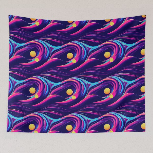 Item preview, Colorful wave pattern designed and sold by vladology.