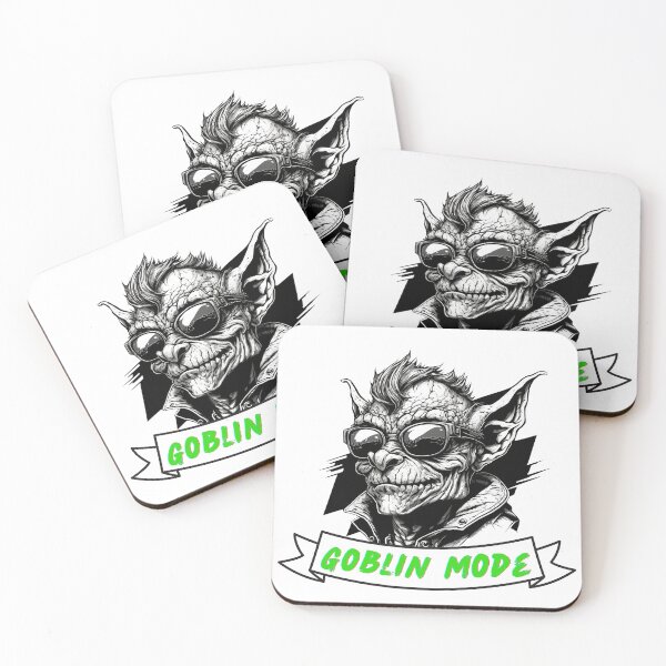 Item preview, Goblin Mode Fantasy Art Design Sticker Shirt designed and sold by Itis-Whatitis.