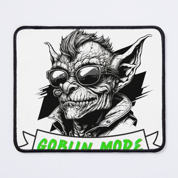 Item preview, Goblin Mode Fantasy Art Design Sticker Shirt designed and sold by Itis-Whatitis.