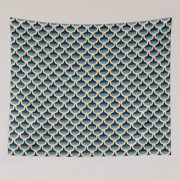Item preview, Japanese Inspired Seigaiha pattern. Wagara pattern.18 designed and sold by OnPotion.