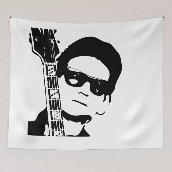 Item preview, Roy Orbison Stencil (Black) designed and sold by Londonation.