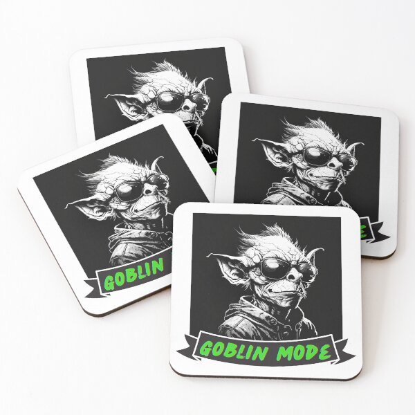 Item preview, Goblin Mode Fantasy Art Design Sticker Shirt designed and sold by Itis-Whatitis.