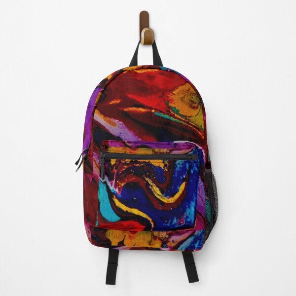 Item preview, Abstract colorful fluid paint designed and sold by baksuart.