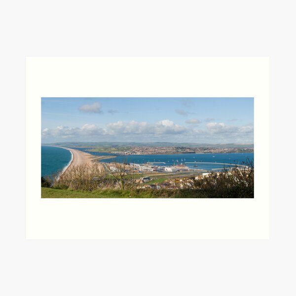 Chesil Beach Art Print