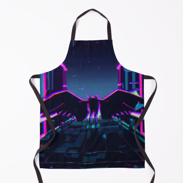 Item preview, synthwave mothman designed and sold by AIVIO.