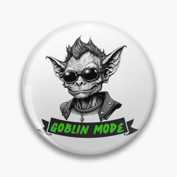 Item preview, Goblin Mode Fantasy Art Design Sticker Shirt designed and sold by Itis-Whatitis.