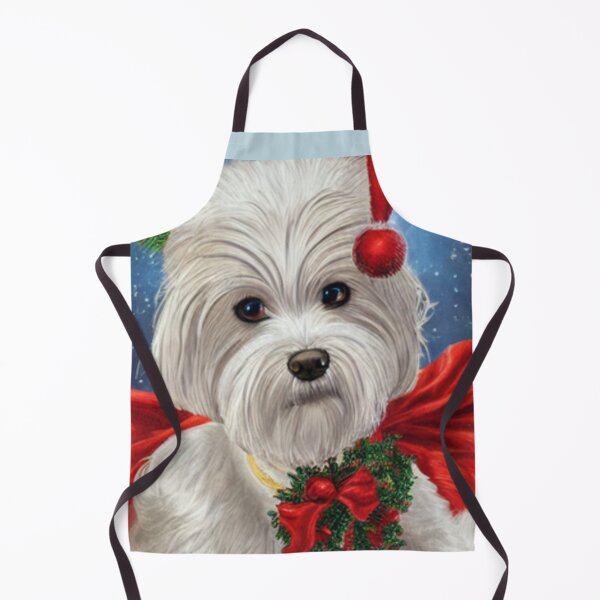 Item preview, Maltese Dog Christmas Celebration 5 designed and sold by AnadAA.