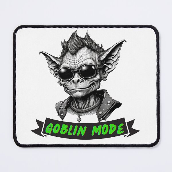 Item preview, Goblin Mode Fantasy Art Design Sticker Shirt designed and sold by Itis-Whatitis.