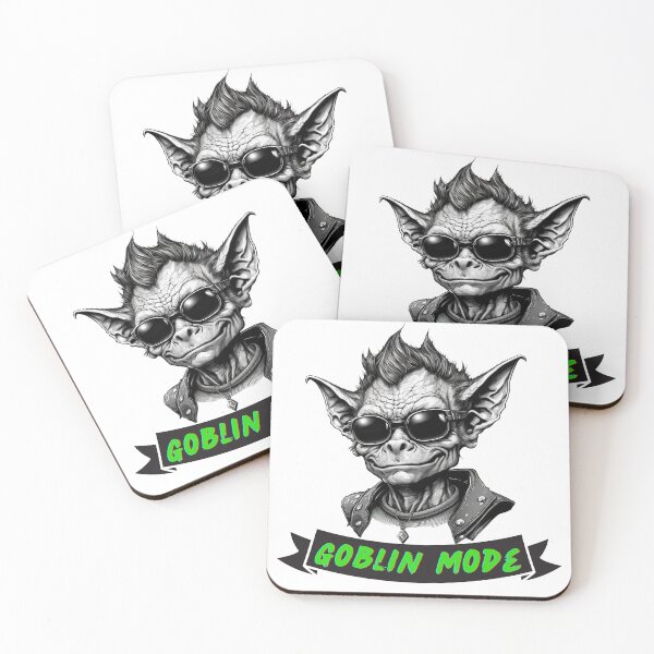 Item preview, Goblin Mode Fantasy Art Design Sticker Shirt designed and sold by Itis-Whatitis.