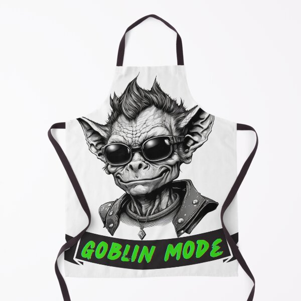 Item preview, Goblin Mode Fantasy Art Design Sticker Shirt designed and sold by Itis-Whatitis.