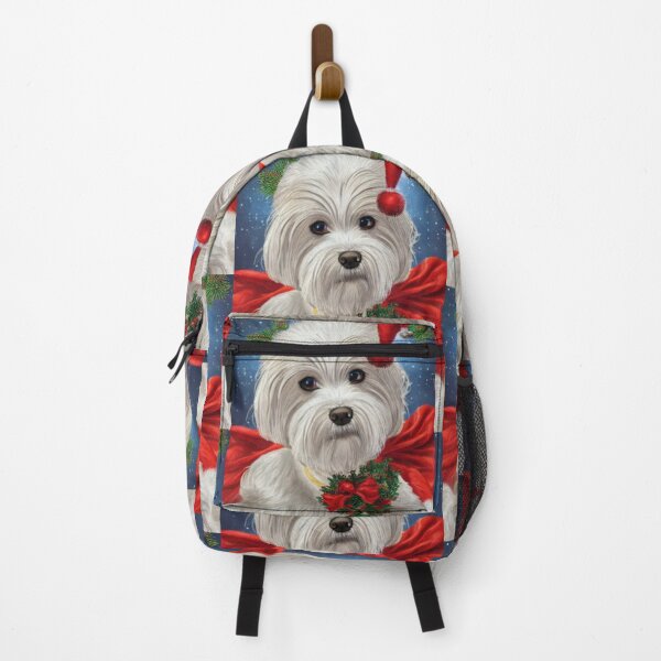 Item preview, Maltese Dog Christmas Celebration 5 designed and sold by AnadAA.