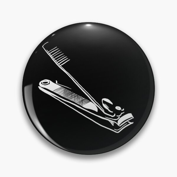 Item preview, Finger Nail Clippers Digital Illustration in Black and White designed and sold by Amelia Parlier.