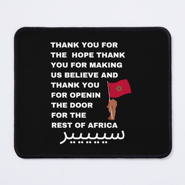 Item preview, Thank you for the hope Thank you for making us believe And Thank you for opening the door for the rest of Africa designed and sold by Evanka.