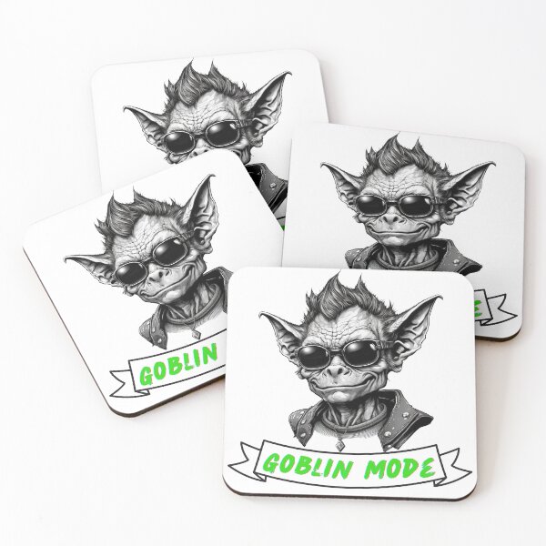Item preview, Goblin Mode Fantasy Art Design Sticker Shirt designed and sold by Itis-Whatitis.