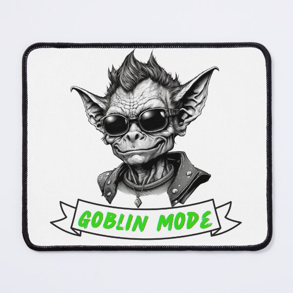 Item preview, Goblin Mode Fantasy Art Design Sticker Shirt designed and sold by Itis-Whatitis.