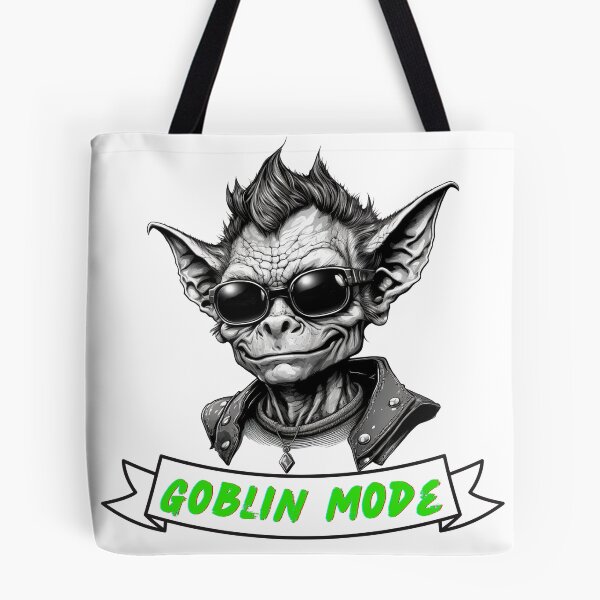 Item preview, Goblin Mode Fantasy Art Design Sticker Shirt designed and sold by Itis-Whatitis.