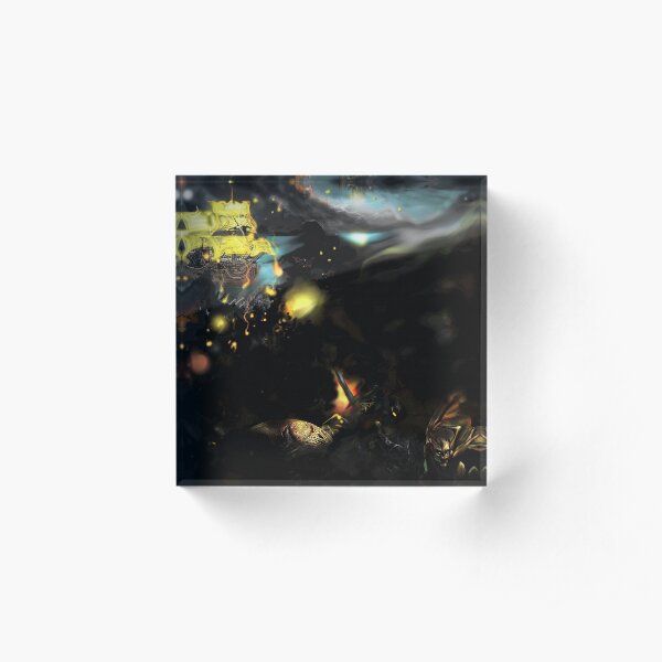 The Time Battle continues Acrylic Block