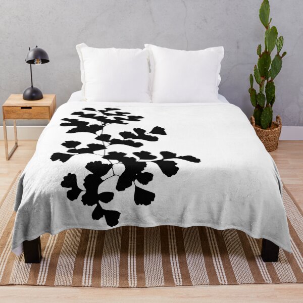 Item preview, Gingko Black and White designed and sold by Rebecca Herranen.