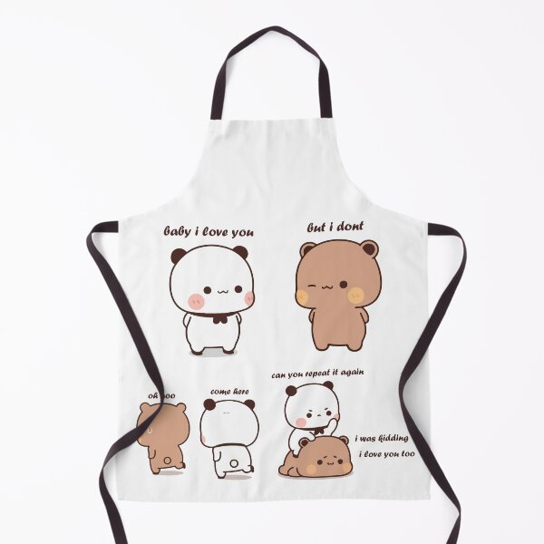 Item preview, Panda And Brownie Bear Couple designed and sold by STOREMUZAN.