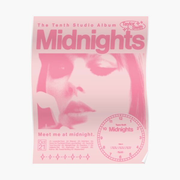 Midnights Taylor Swifts 3 / Midnights Taylor Swifts Gifts / Midnights Taylor Swifts 2024 / Midnights Taylor Swifts 2023/ 3 Sticker Lightweight Hoodie Poster