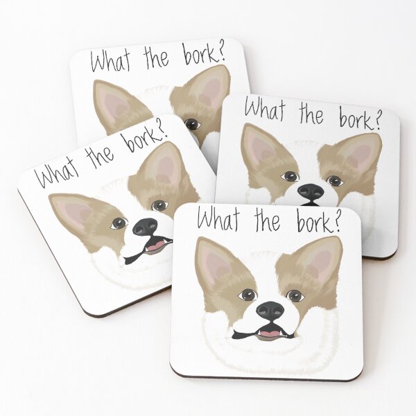 Item preview, What the Bork?  designed and sold by Kristi Brooks.