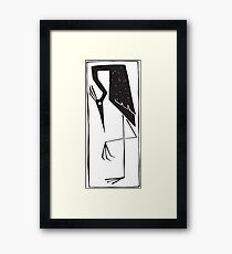Heron-Legged Framed Print
