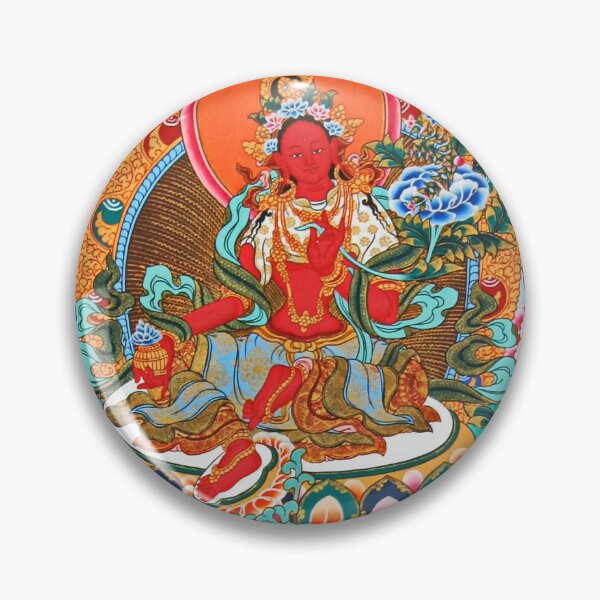 Item preview, Red Tara Tibetan Buddhist Deity Thangka designed and sold by Tammy Winand Arts.