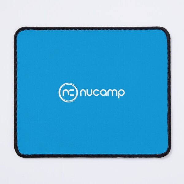 Item preview, Nucamp Logo in white designed and sold by Nucamp Coding Bootcamp.