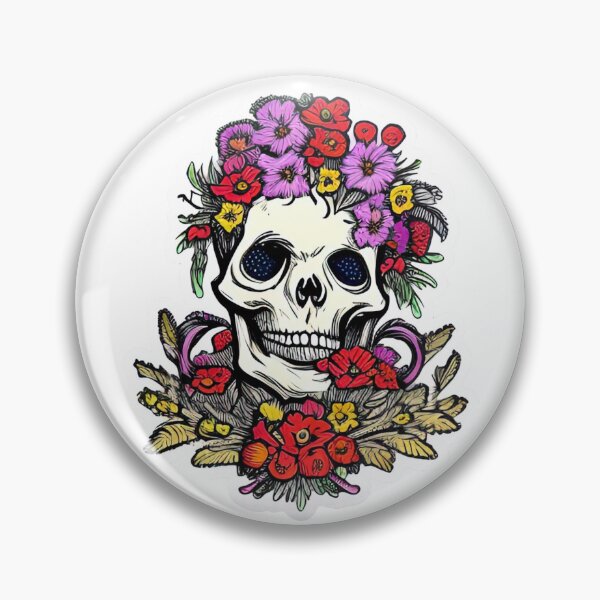 Item preview, Skull Floral Garden Design designed and sold by Litheon.