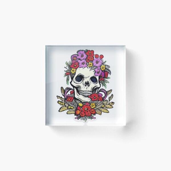 Item preview, Skull Floral Garden Design designed and sold by Litheon.