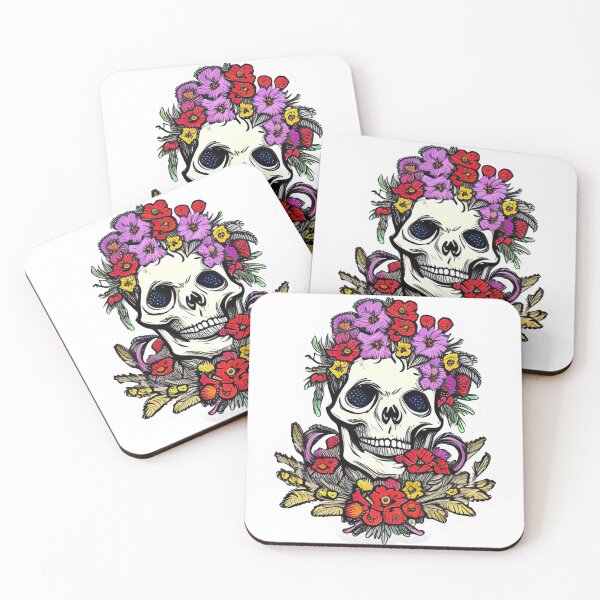 Item preview, Skull Floral Garden Design designed and sold by Litheon.
