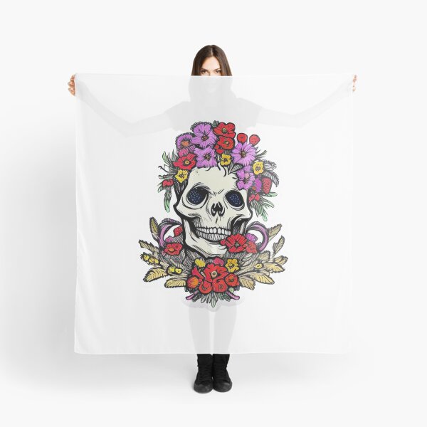 Item preview, Skull Floral Garden Design designed and sold by Litheon.