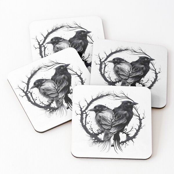 Item preview, Huginn & Muninn designed and sold by Jim Barter.